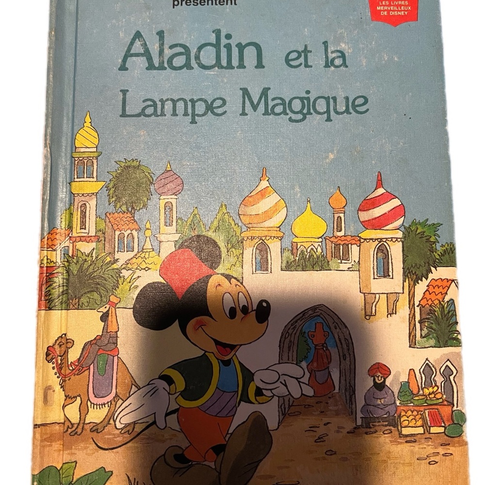 Disney Aladdin Book with Mickey Mouse - Blue and Multicolor